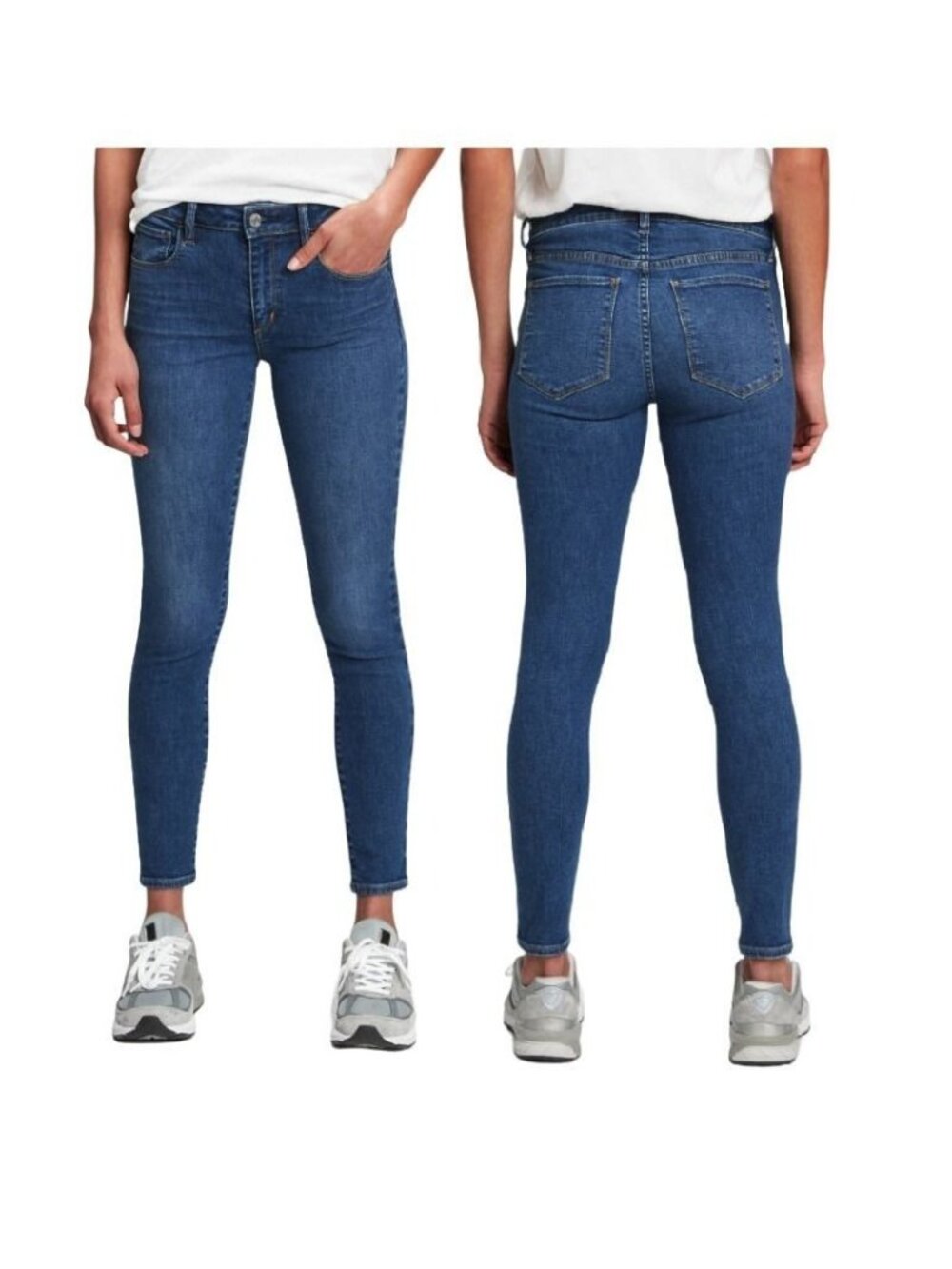 ❤️GAP Women Jean 24/00R Universal Jegging Mid Rise Stretch Skinny Super Stretch